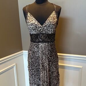 Sue Wong silk Animal Print Gown by Holly’s size 10